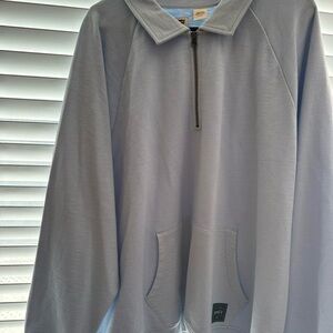 Levi's Men's Zip-Up Sweater in Light Blue